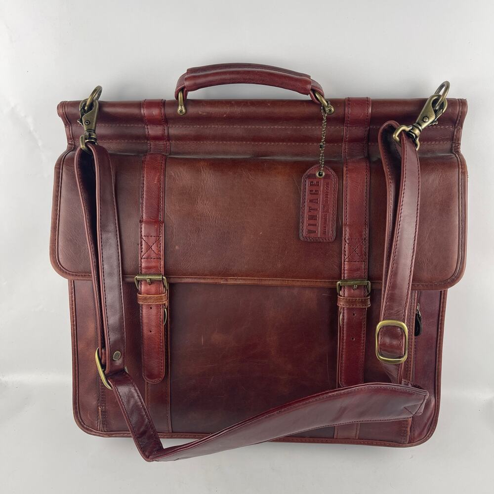 Wilsons Leather "Vintage Alla Moda Bellezza" Briefcase / Messenger Bag